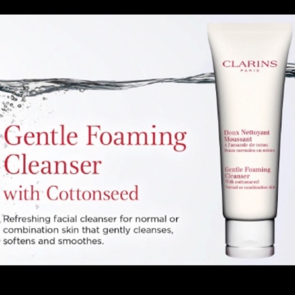 Clarins Gentle Foaming Cleanser With Cottonseed 1.4 Ounce 50 mL Tube Full Size - Picture 9 of 13